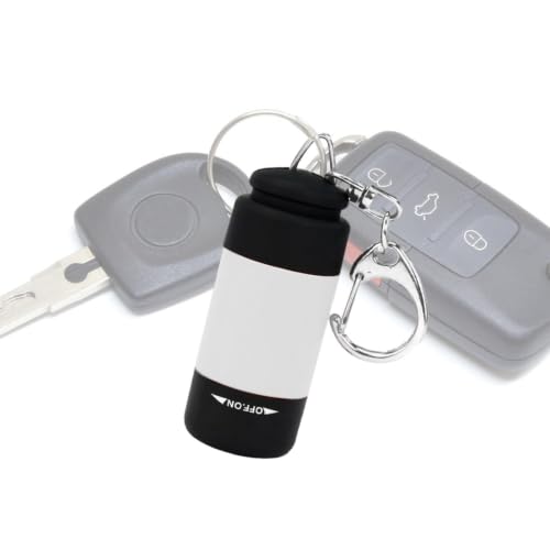 Linterna LED recargable | Mini linterna | Llavero pequeño y extremadamente brillante, linternas resistentes al agua para camping, correr