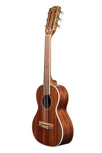 Kala KA-6E Ukulélé ténor électrifié 6 cordes en acajou brillant - Les Beatles, Paul McCartney, John Lennon, RIngo Starr, George Harrison Kala KA-6E Ukulélé ténor électrifié 6 cordes en acajou brillant – Image 3