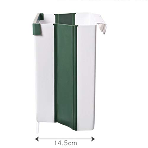Caneca Plegable de Basura para Puerta de Cocina Blanca miniatura 5