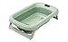 Maxi-Cosi Indigo Faltbare Badewanne Baby, 0-4 Jahre, Geräumige Mobile Badewanne Kleinkind, Integriertes HighSense Thermometer, Rutschfest, Klappbarer Hängehaken, Flach Faltbar, Sage Green