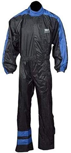 Traje de lluvia de 1 pieza para motocicleta, scooter, al aire libre, impermeable, traje de una sola pieza para lluvia para todo tipo de clima