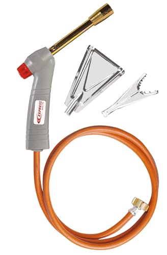 Express, 5200, Chalumeau à Gaz Butane de Plombier Standard + Accessoires - Débit Gaz 312 (g/h) - Puissance 4,3 kW - avec Accessoires Cercoflam et Lance Brûle Peinture...