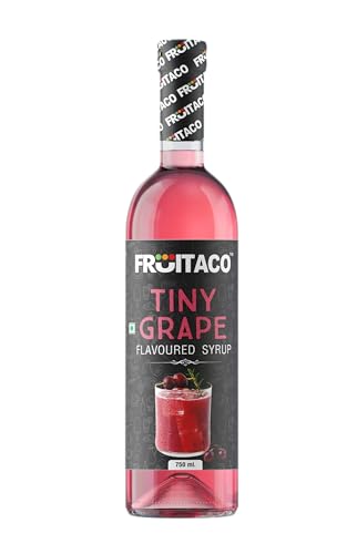 Image of Fruitaco Grape Syrup: Perfect Mixer for Enhancing Mocktails & Cocktails, Drinks, and Mojitos at Parties, Conveniently Packaged in a 750ml Bottle for All Your Mixing Needs | Non-Alcoholic