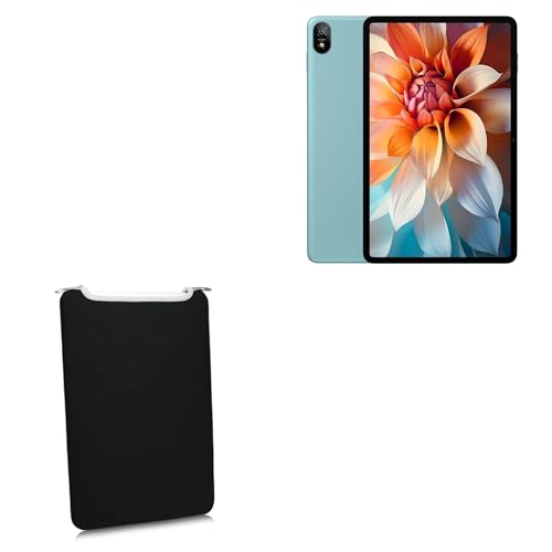BoxWave Case Compatible with Blackview Tab 18 - SlipSuit, Soft Slim Neoprene Pouch Protective Case Cover - Jet Black