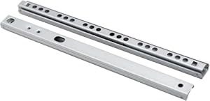 Shfohgkj Mini-Schubladenschienen, 1 Paar, 17mm