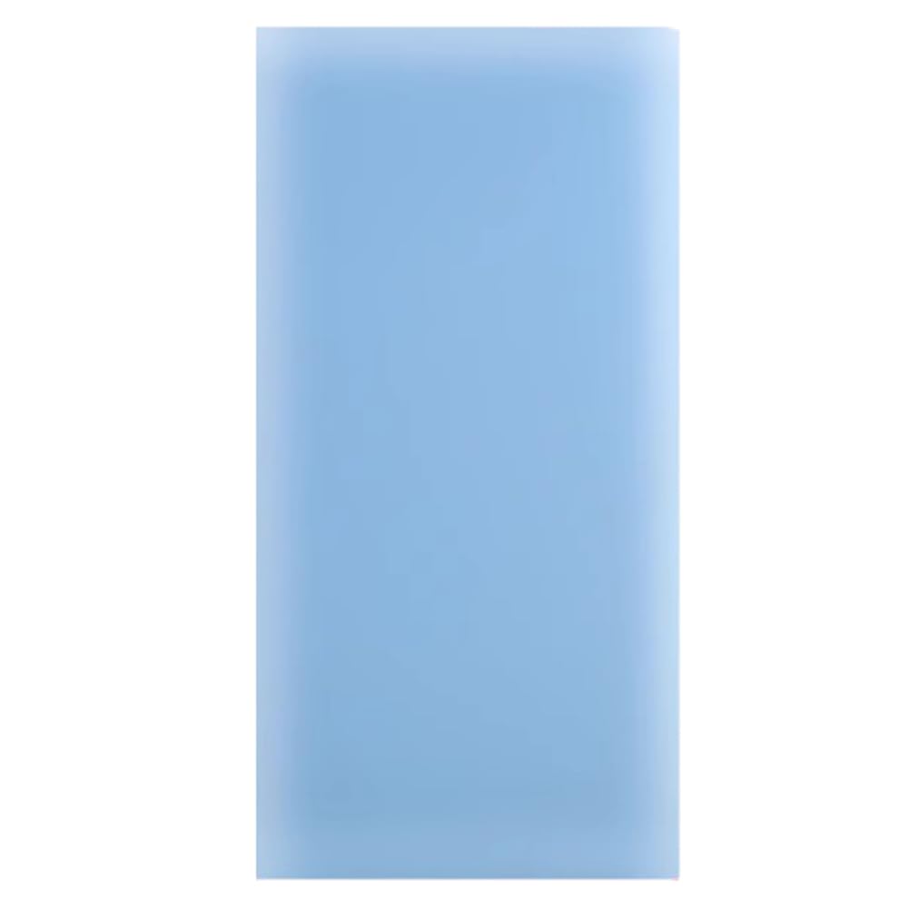 Coussin Mural, Tête de lit Murale adhésive et capitonnée Bleu Azur, Panneaux muraux intérieurs 3D pour lit Queen Size, Décoration Murale élégante, Installation Facile, 30 x 80 cm