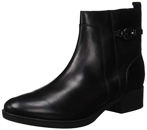 Geox D Felicity A, Botines para Mujer, (Black C9999), 38 EU