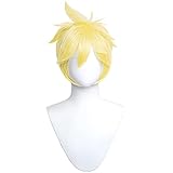 osseoca Cosply Wig Gold 28cm 11inch Halloween