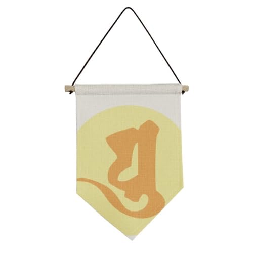 Drapeau rond en toile pour créer un coin zen avec la bannière Culture Yu