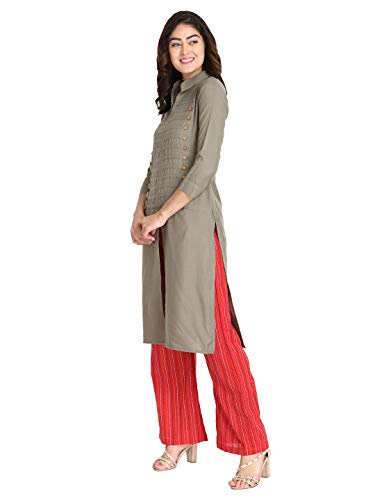 Image of Leriya Fashion Women's SlubRayon Regular Kurta