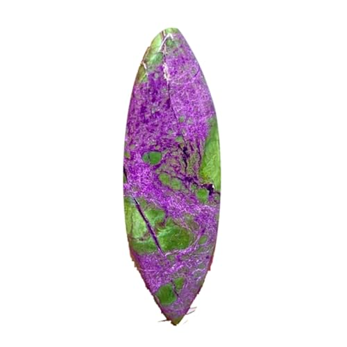 Cabochon marquise stichtite naturelle 51x16mm pour création de bijoux DIY