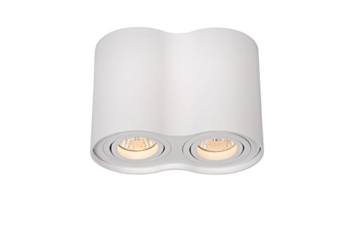 Lucide TUBE - Spot Plafond - GU10 - Blanc
