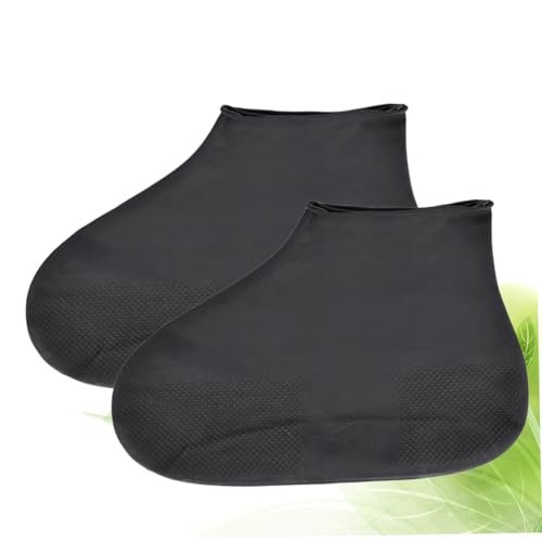 Fundas de zapatos para lluvia PartyKindom, cubiertas elásticas de látex reutilizables, tamaño L miniatura 5