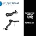TRQ Front Driver & Passenger Side Steering Kit Idler Arm & Bracket Assembly Pitman Arm Compatible with 88-92 Chevrolet GMC
