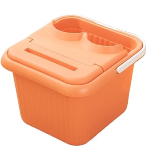 Spa de pies para adultos y ancianos color naranja
