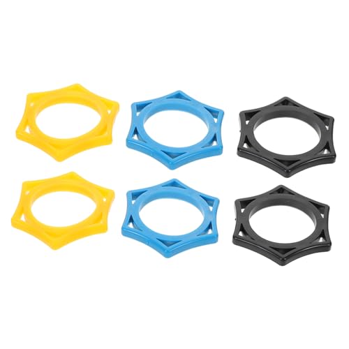 Toddmomy 6pcs Rubber Roll Microphone Protection Rings Slip Resistant Rings for Handheld Mic for Outdoor Interviews Karaoke and Recording Comfortable Durable Design