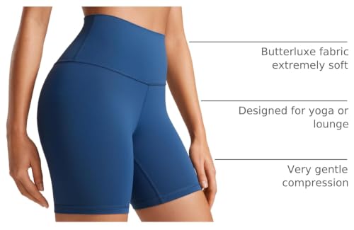 Image of CRZ YOGA Butterluxe Biker Shorts 6 inch | Extremely Soft, Gentle Compression, Yoga, High Waisted, for Women