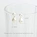 Handmade Freshwater Cultured White Baroque Pearl Dangling Drop Earrings for Women, 14K Gold Plated
