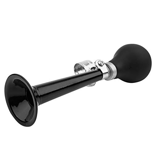 Fishlor Klaxon à air de vélo de 2,2 Pouces, clairon de vélo, pour Motos, Voitures, véhicules de Loisirs, vélos de Montagne, Voitures de Plage(Noir) Cover