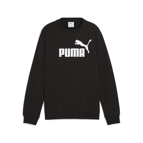 PUMA ESS No. 1 Logo Crew TR B, Sudaderas con tripulación Niños, PUMA Black,