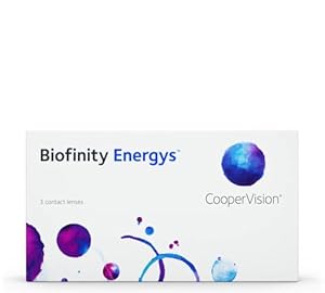 Cooper Vision Biofinity Energys, Monatslinsen weich, 3 Stück / BC 8.6 mm / DIA 14.0 mm / -2 Dioptrien