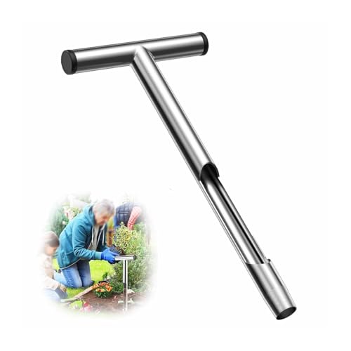 Sonde d'échantillonnage de sol pour résoudre les problèmes de drainage et de gazon jaune