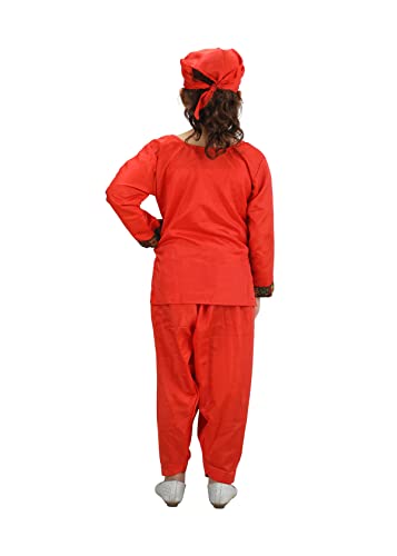 Image of BookMyCostume Kashmiri Indian State Fancy Dress Costume for Girls and Females 14 years /Adult S