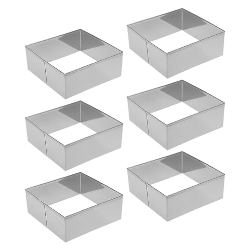 PERSELOSO �X�e�����X���X�N�G�A�N�b�L�[�J�b�^�[ �K�тɂ����x�[�L���O�^ �f�U�[�g��P�[�L���p �Ƒ���p�[�e�B�[���� 6�Z�b�g