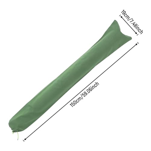 Barrera contra inundaciones sin arena bolsa absorbente activada por agua elástica de 150x19cm 4