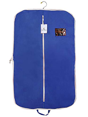Image of Kuber Industries Coat Cover|Foldable Blazer Cover|Suit Cover With Zipper Closure|Cloth Organizer For Dust Proof Jacket|Pack of 5 (Multicolor)
