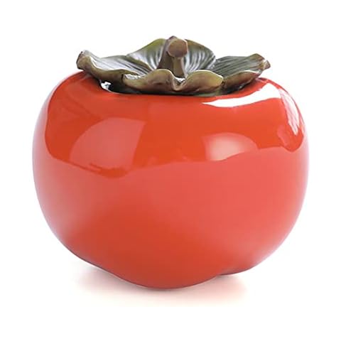 Small Keepsake Urn for Pet Ashes, Ceramic Tomato Keepsake Urns, Ceramic Mini Cremation Urn for Dog or Cat or Bird Ashes Cover
