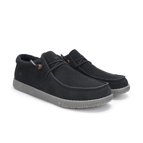 WALK IN PITAS | WALLABI WP150 | Mocasines de Hombre | Náuticos para el Invierno | Zapatilla de Vestir | Zapatos sin Cordones | Zapatilla Casual | Calzado de PITAS | Marino 42