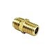 Nigo Industrial Co. Brass Tube Fitting, Half-Union, Flare x NPT Male Pipe (1, 3/8