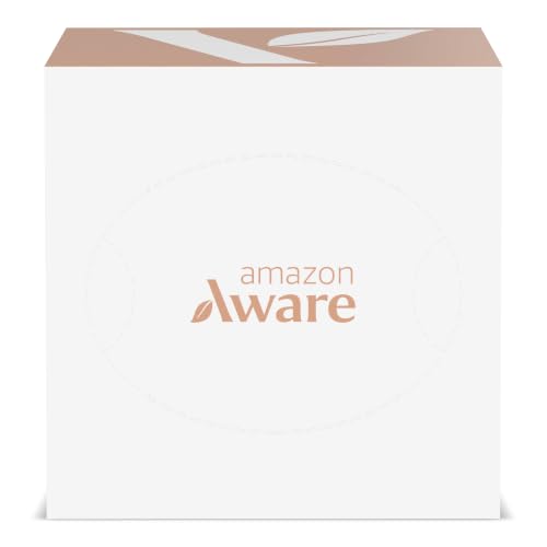 Image of Amazon Aware Bamboo Facial Tissues with Lotion, 3-Ply, FSC Certified, 12 Pack, 60 Sheets Per Box, 720 Total