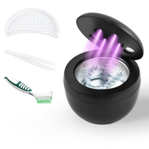 Dispositivo de limpieza ultrasónica de 45 kHz, limpiador ultrasónico con UV 25 W, ultrasonic, limpiador dental, baño por ultrasonidos, dispositivo de limpieza por ultrasonidos para férulas dentales