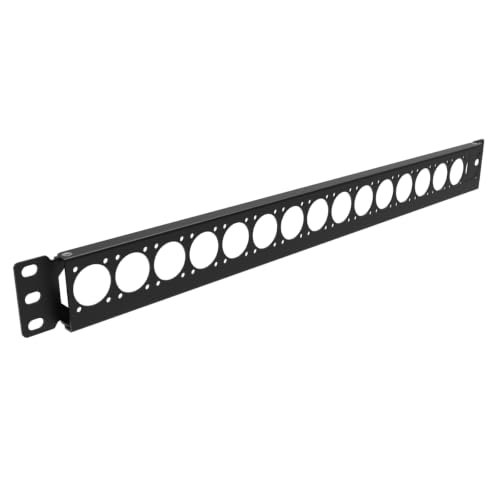 1U Hinged 16 D-Series Patch Panel
