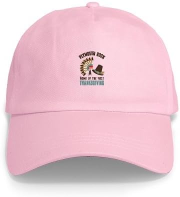 CafePress Plymouth Rock Thanksgiving Adjustable Baseball Cap