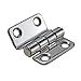 304 Stainless Steel Right Angle Bend Hinge for Industrial Instrumentation Cabinet Door Hinges 1Pcs