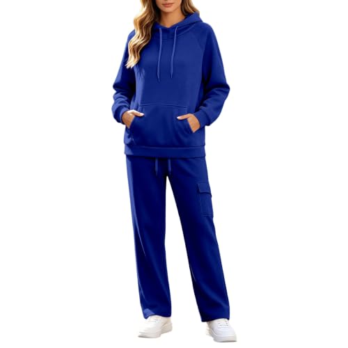 Chándal de mujer con capucha y pantalones deportivos para entrenamiento y hogar