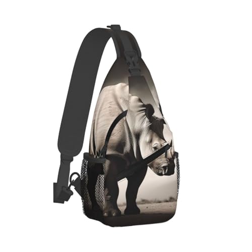 Bolso Sling unisex negro para viaje y outdoor miniatura 7