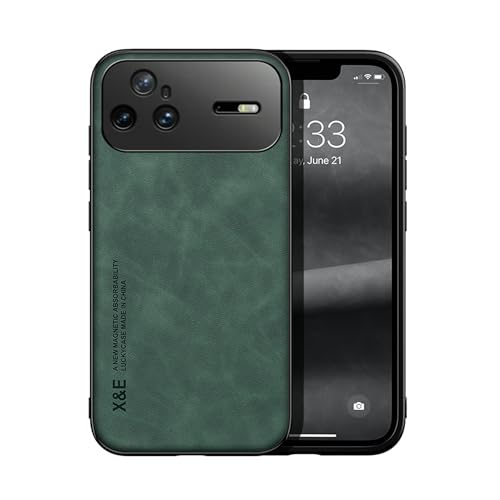 Lucyliy Compatible with Huawei nova 15 Pro Phone Case Skin-Friendly Feel, Built-in Magnetism, Anti-Drop Protection Green