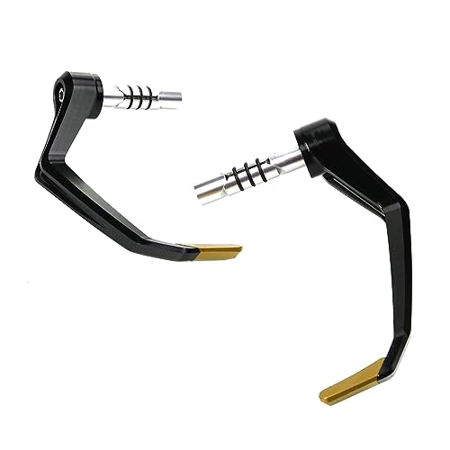 SIbeg Garde-Main de Moto pour Duc&ati Street Fighter Panigale V2 V4 V4S Moto Guidon Arc Cravate Tige Protecteur Levier Frein Avant Embrayage (Color : Gold)