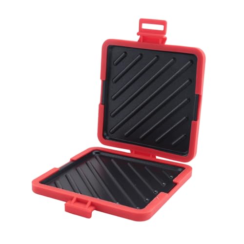 Swiixxer Tostadora para Microondas, Tostadora para Microondas, Tostadora para Microondas Sandwichera, Tostada para Microondas Sandwichera Roja
