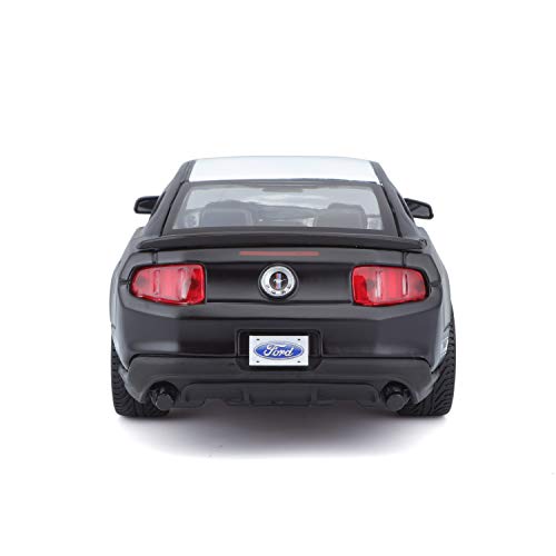 Ford Mustang Maisto 1:24 Die-Cast Negro Mate miniatura 3