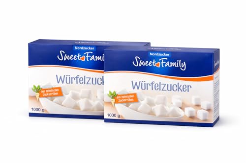minafood Bundle für Würfelzucker 2kg 1kg + Notizblock