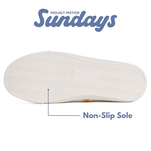 Image of Sundays Canvas Sneakers Women - Memory Foam Insole with Breathable Canvas Shoes for Women Footwear - Non-Slip with Lightweight and Comfortable Womens Sneakers