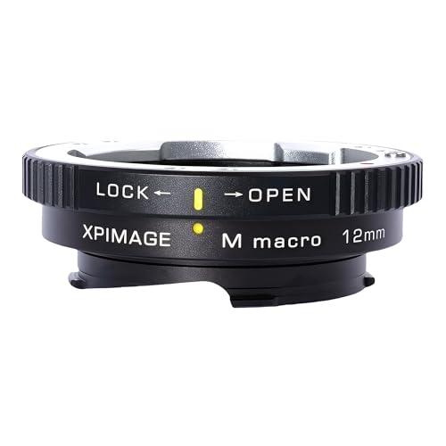 XPIMAGE ���C�JM�����Y�ƃ��C�JM�J�����̃}�N���N���[�Y�A�b�v�B�e�ɑΉ����郌���Y�G�N�X�e���V�����`���[�u�A�_�v�^�[�i�u���b�N12mm�j