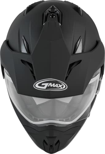Gmax Gm-11S Adventure Dual Lens Shield Snow Helmet (Matte Black, X-Large) #TOP4