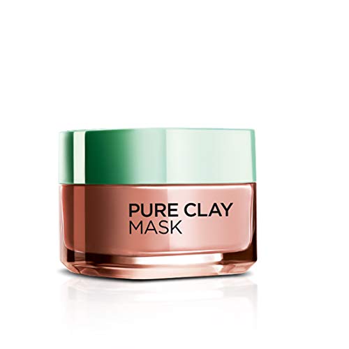 L'Oreal Paris Pure Clay Mask, Exfoliate & Refine Pores, 48ml