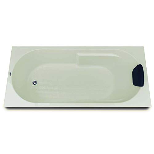 Image of MADONNA Divine Acrylic 5.5 feet Rectangular Bathtub (with Headrest) Ivory